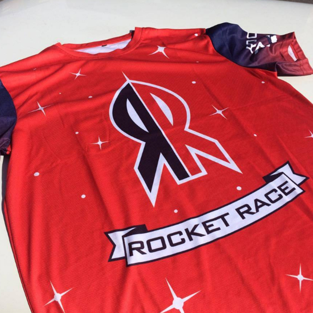 rocket race (RR) t-shirt image