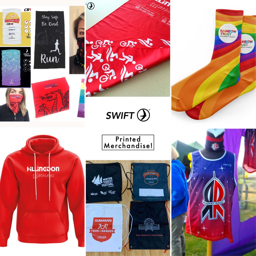Personalised merchandise and bespoke branded supplies.