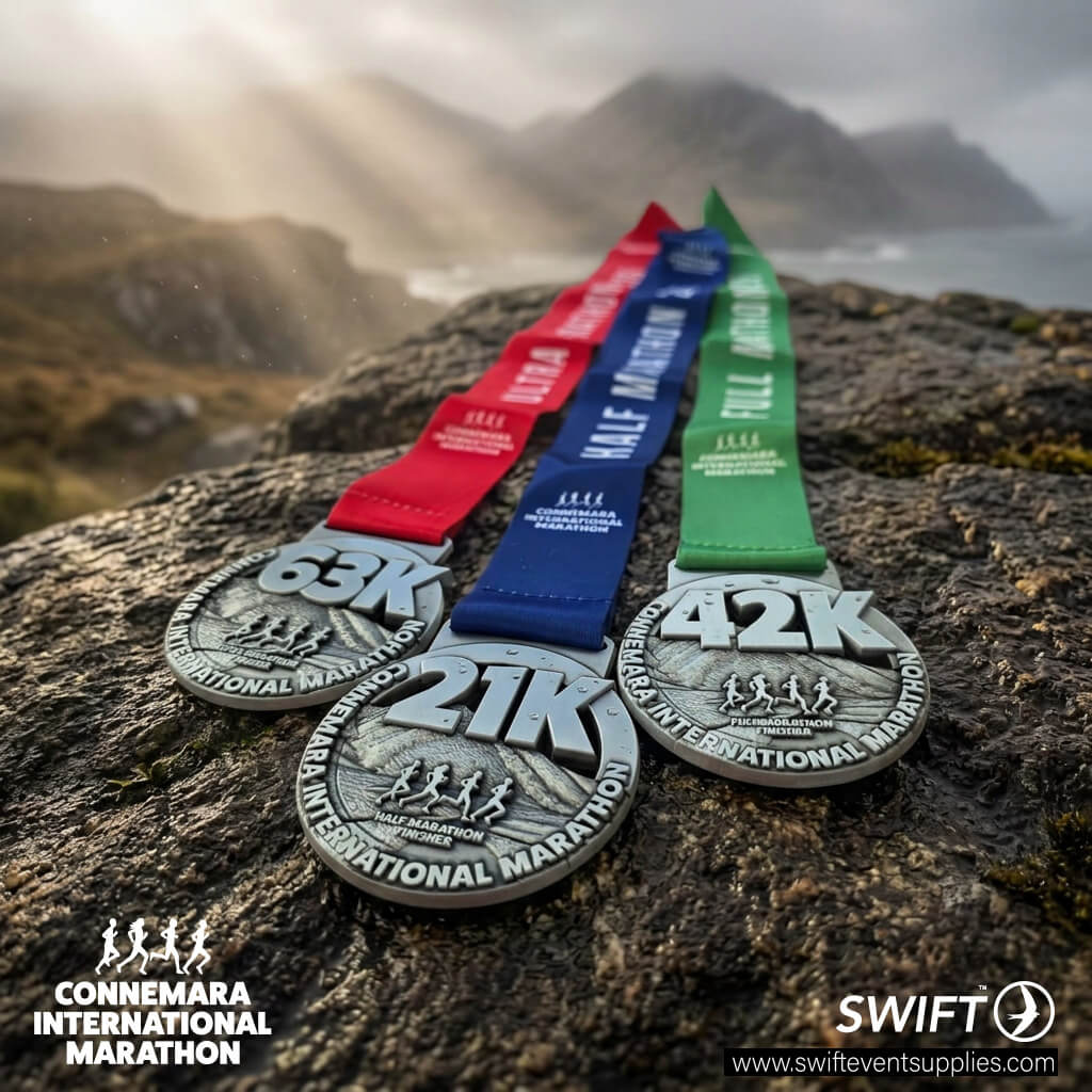 Connemara International Marathon 2026 Medals | Swift Event Supplies